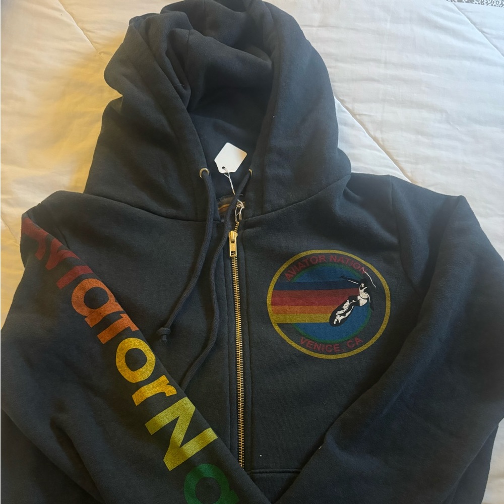 Size small never worn Aviator Nation sweatshirt